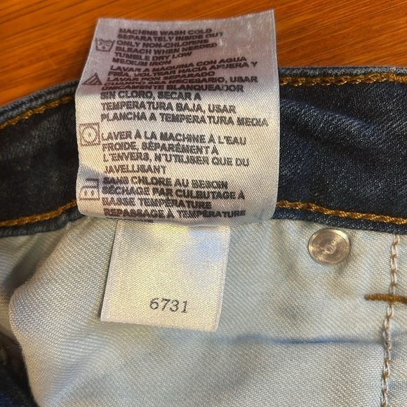 Dickies 16 RG skinny med blue denim jeans with zip and button close - Picture 8 of 11